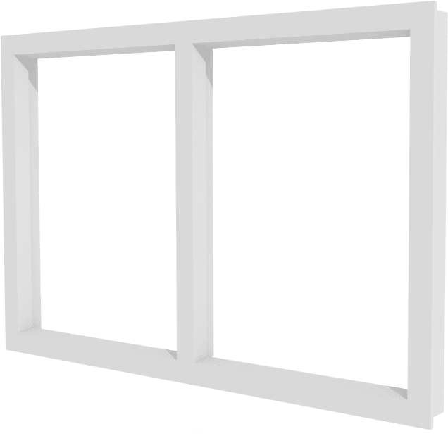 vast-glas-2-vakken-horizontaal-kunststof